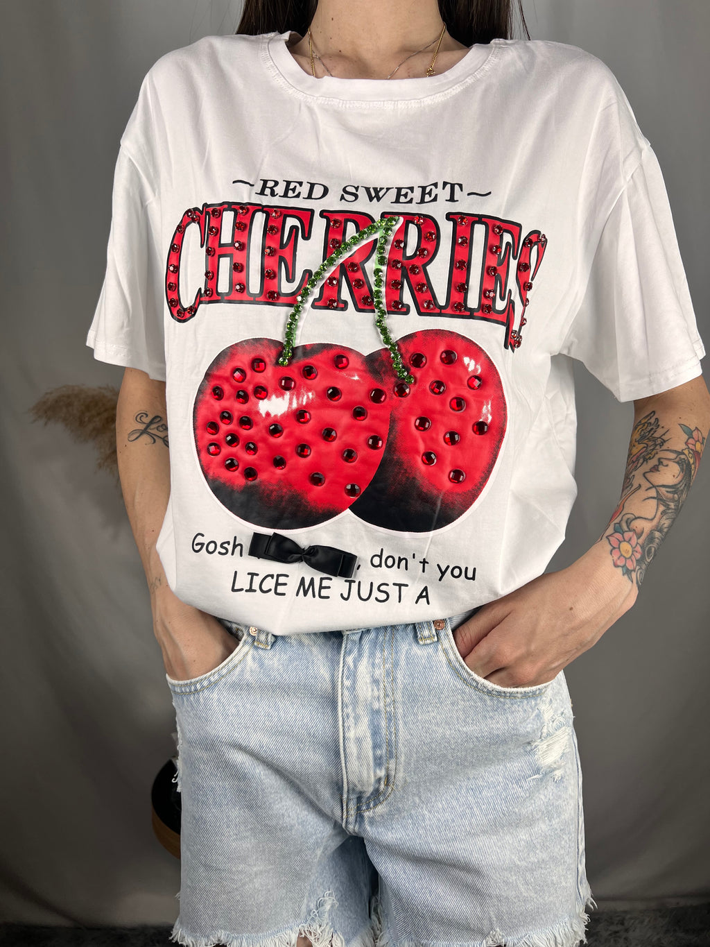 T-shirt con Ciliegie