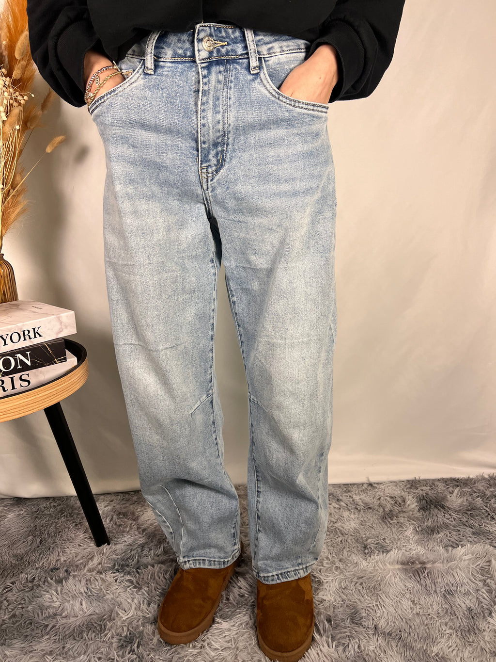 Jeans ballon chiaro