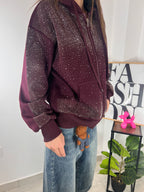 Felpa Full Sparkly Bordeaux