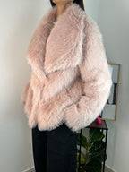 Pelliccia eco Rosa