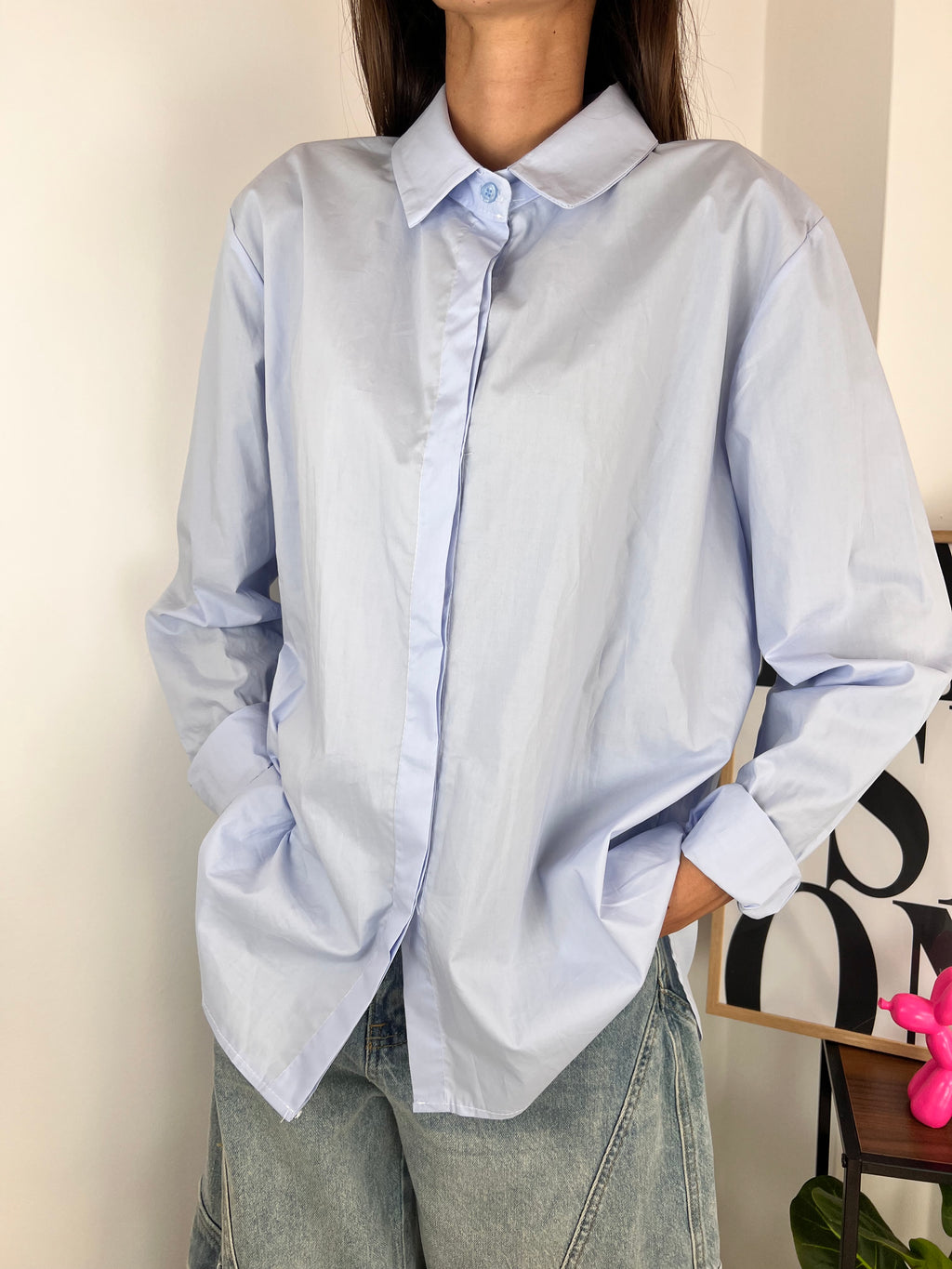 Camicia azzurro Greta