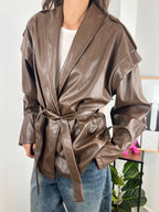 Giacca eco Brown