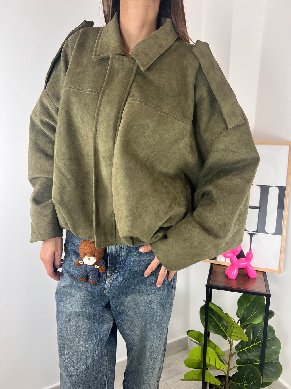 Giacca Velluto Green