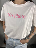 T-shirt No Photo Rosa