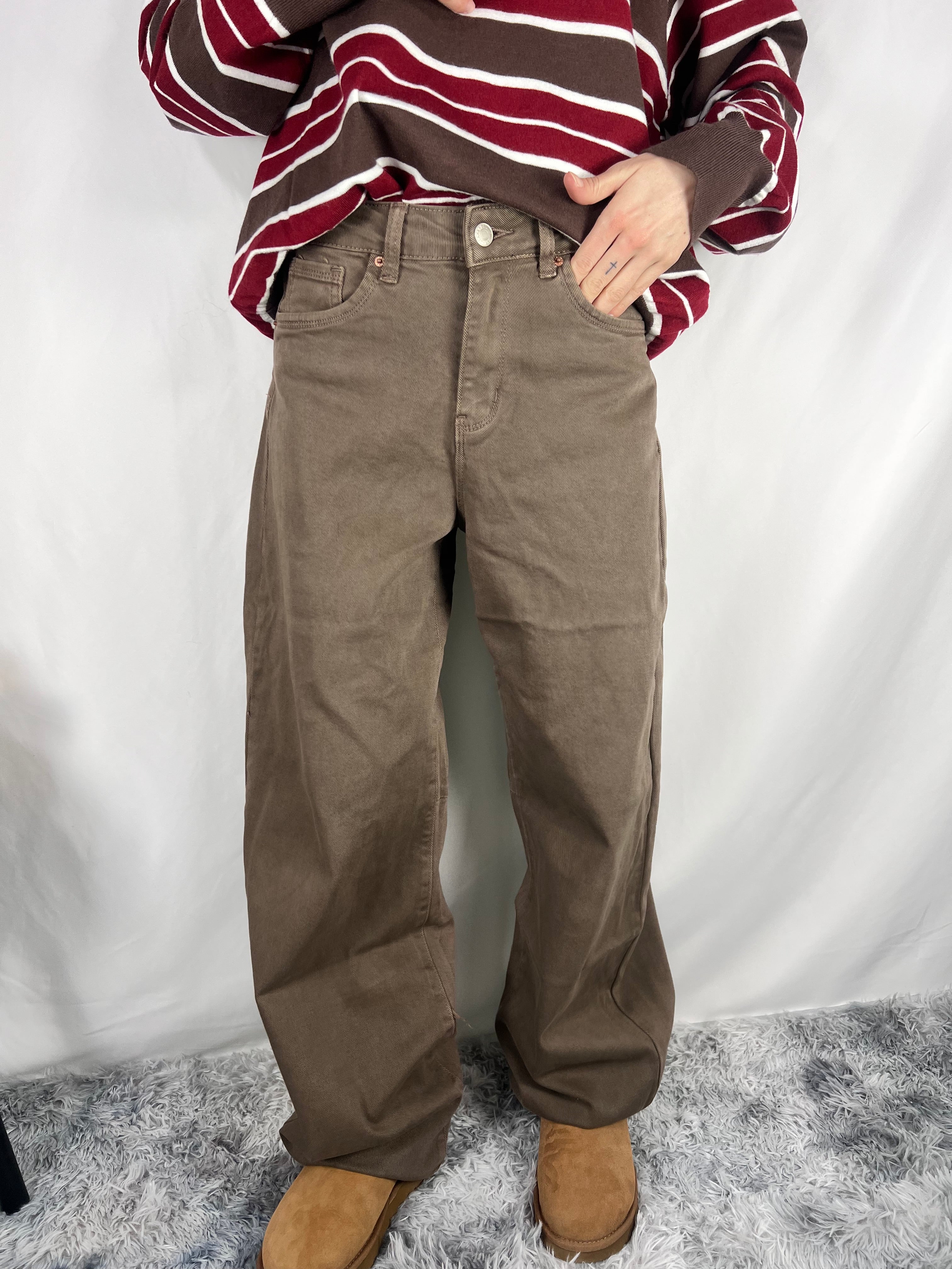 Jeans baggy brown