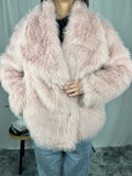 Pelliccia eco Rosa