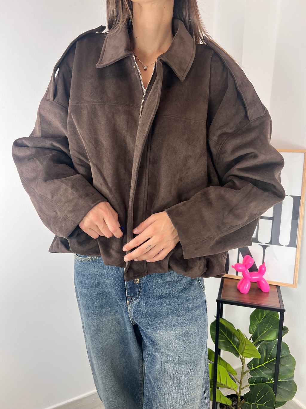 Giacca Velluto Brown