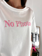 T-shirt No Photo Rosa
