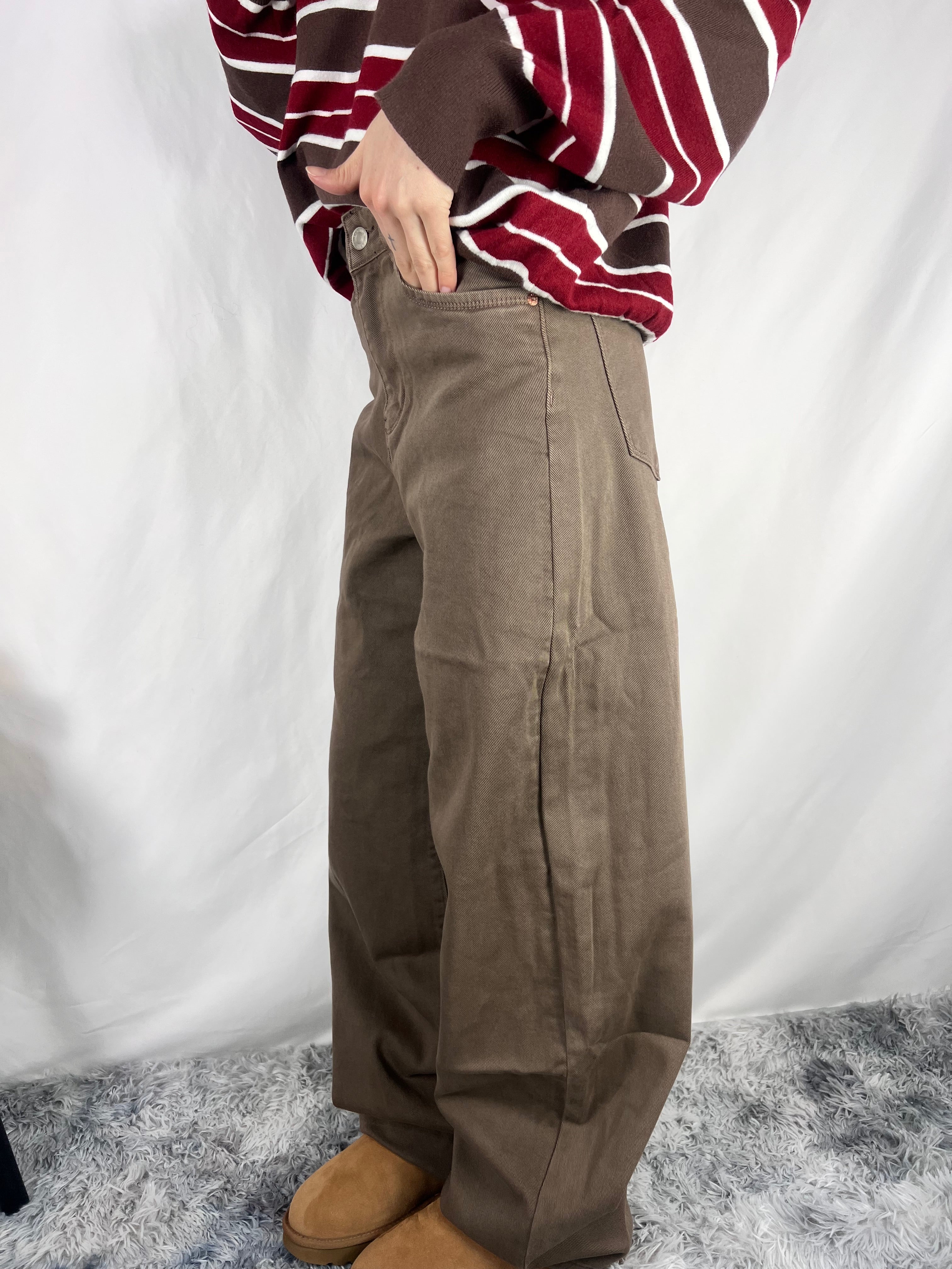 Jeans baggy brown