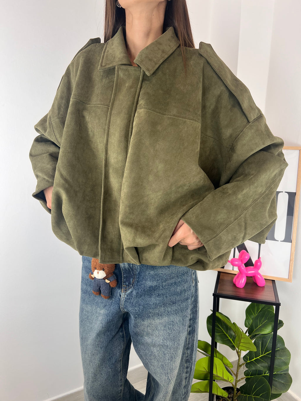 Giacca Velluto Green