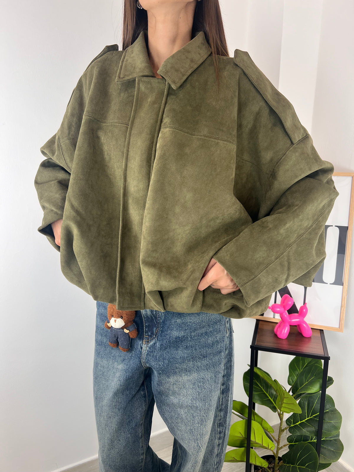 Giacca Velluto Green