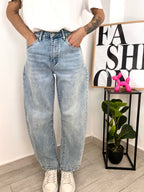 Jeans ballon chiaro