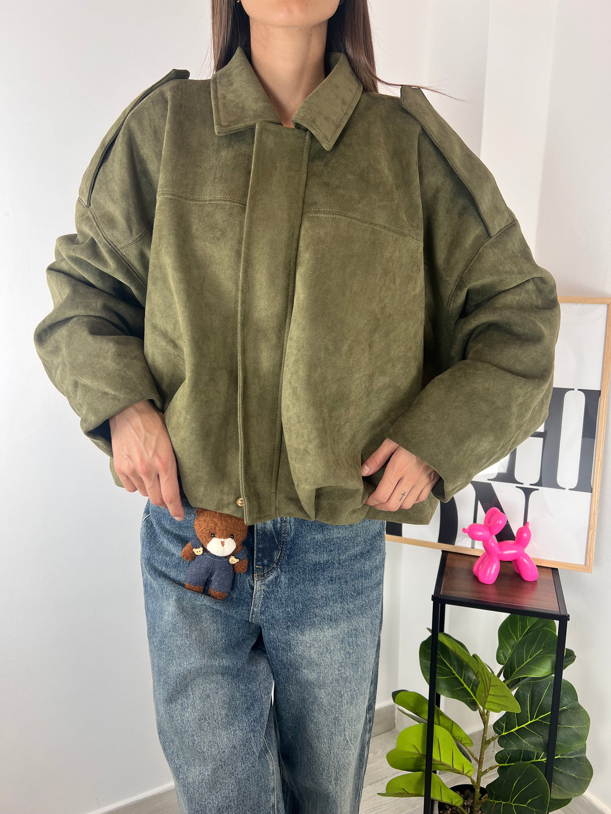 Giacca Velluto Green