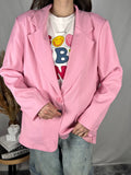 Blazer rosa over