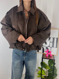 Giacca Velluto Brown