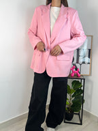 Blazer rosa over