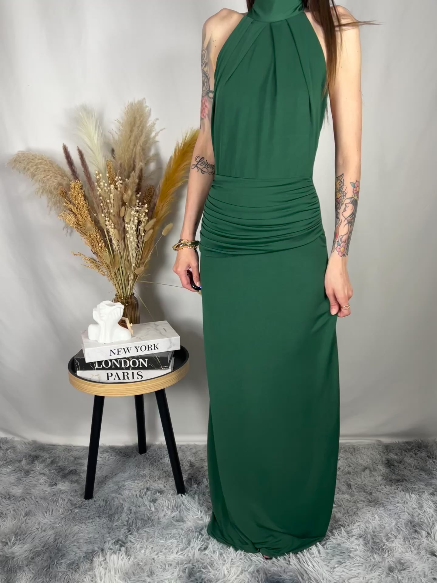 Abito Plume Green