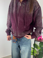 Felpa Full Sparkly Bordeaux
