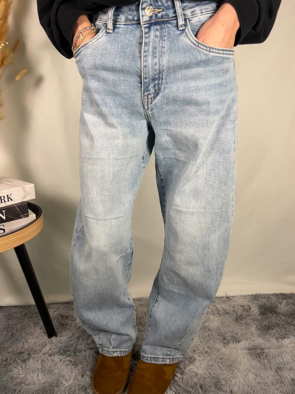 Jeans ballon chiaro