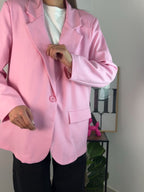 Blazer rosa over