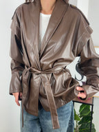 Giacca eco Brown