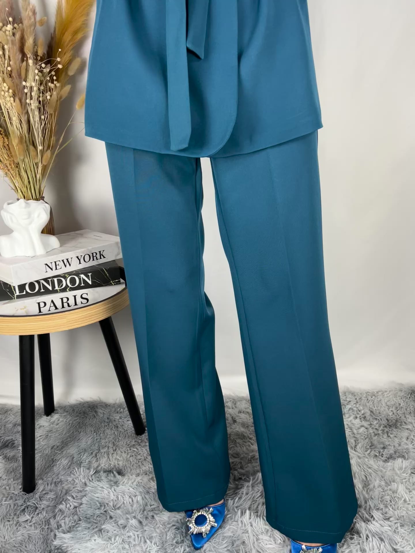 Tailleur Raffy Petrolio