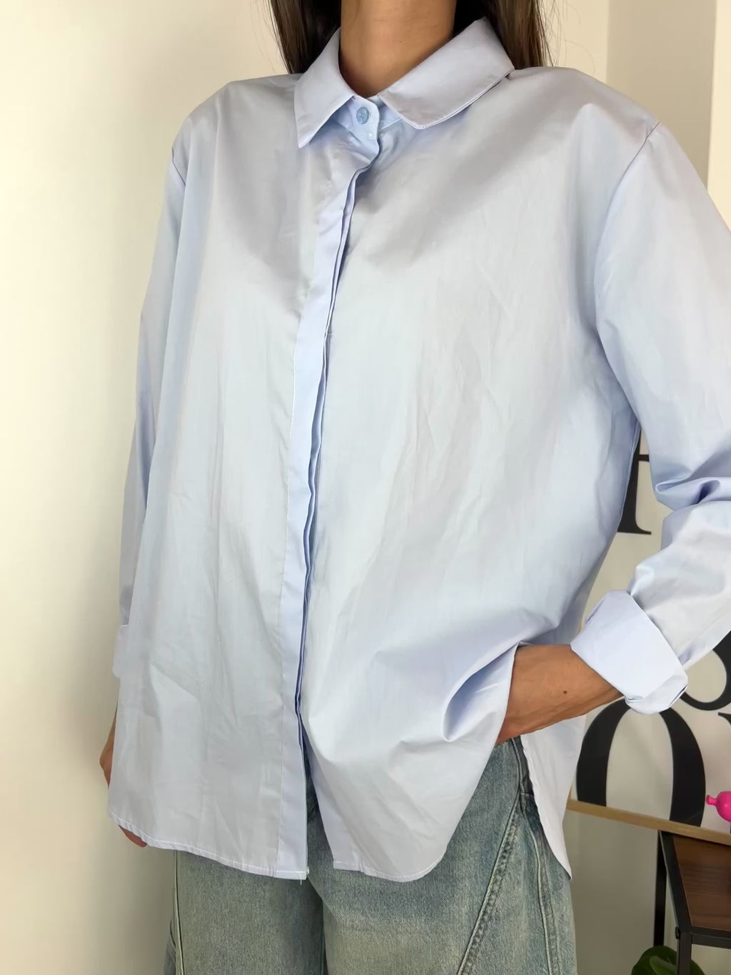 Camicia azzurro Greta